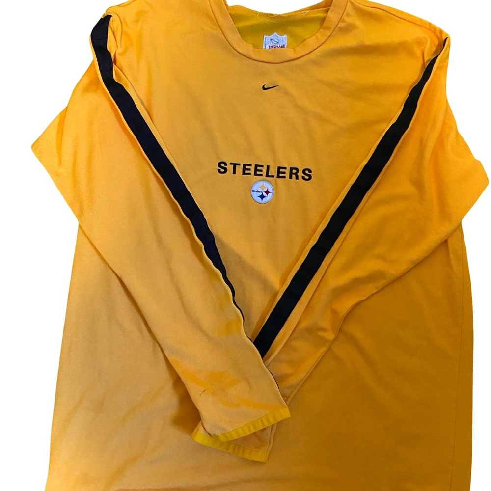 Nike Yellow Steelers Long Sleeve Jersey